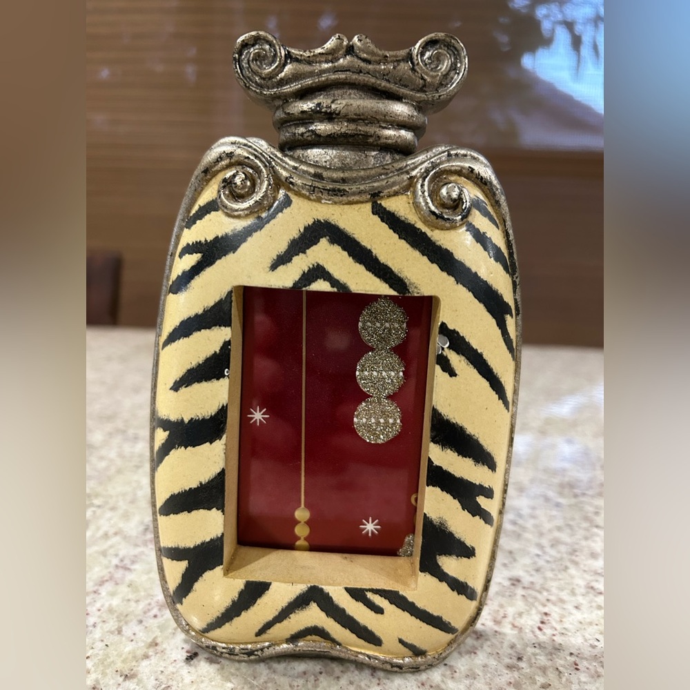 Zebra Print Photo Frame - Picture 3 of 4